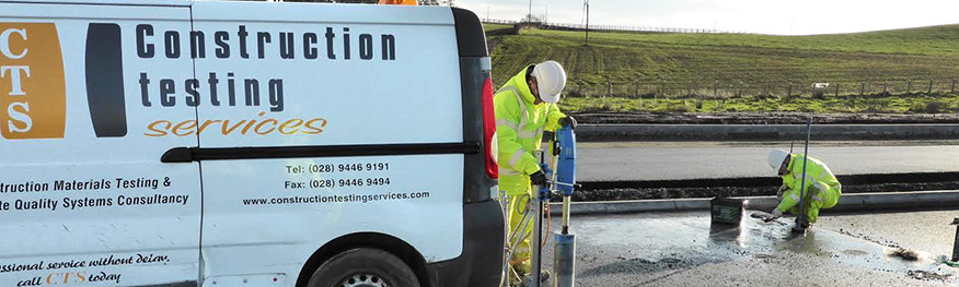 Construction Testing Services; Road Goring