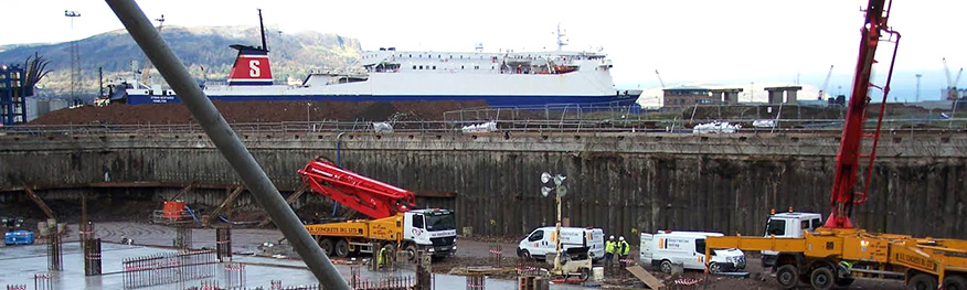 Construction Testing Services; Titanic Pour